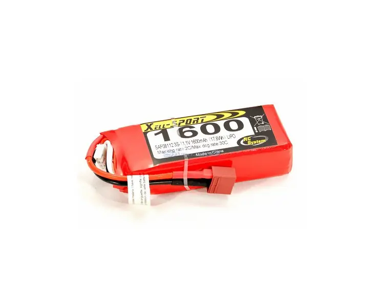 Popolare PACCO BATTERIE LIPO 11,1V 1600MHA 30C