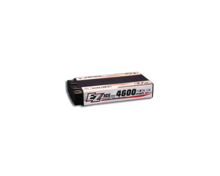 EZPOWER LIPO SHORTY HV ULCG 4600MHA 7,6V 2S 140/70C ICE SERIES PIN 5MM Promozione