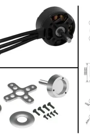 Professionale MOTORE BRUSHLESS CASSA ROTANTE SPITZ 3536-06 1300KV