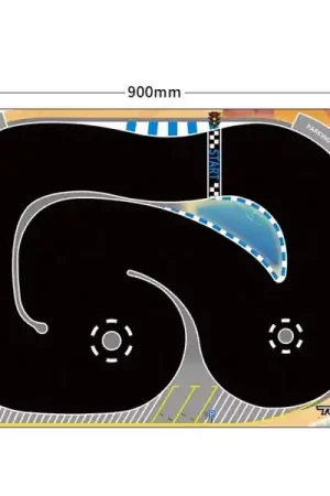 CIRCUITO 63X90 CM PER MICRO AUTO DRIFT 1/76 Occasione Imperdibile