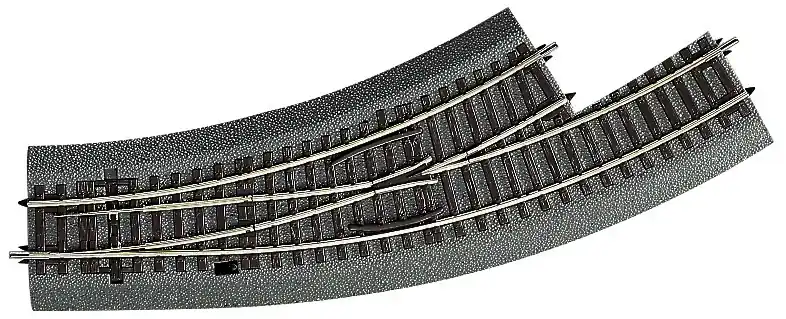 ROCO 42556 - Deviatoio in curva sinistro BWI2/3 30° Reso Gratuito