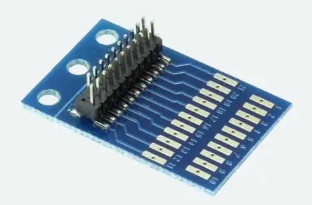 ESU 51967 - Pcb con spina mtc21 e piazzole a saldare corrispondenti a tutti i pin del connettore Super Prezzo