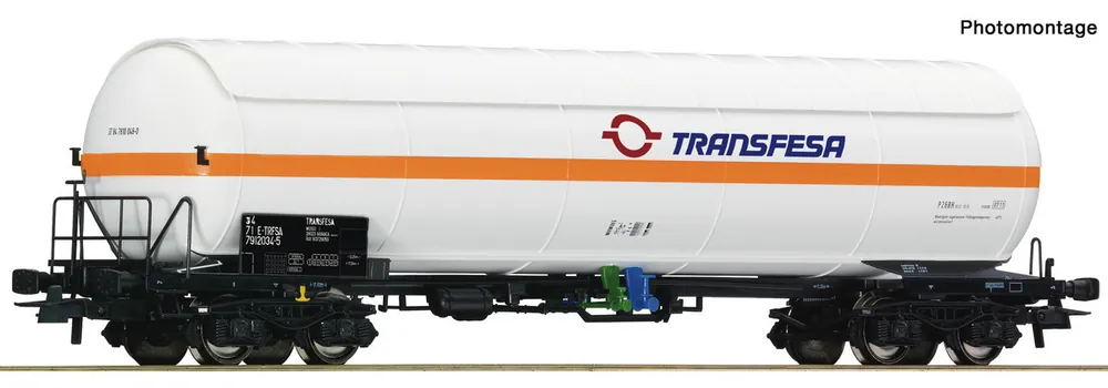 ROCO 76974 - Carro cisterna gas pressurizzato tipo Zags, RENFE, ep.VI Promozione Esclusiva