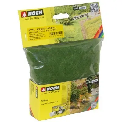 NOCH 07102 - Erba selvatica verde chiaro 6 mm 50 g Vendita Finale