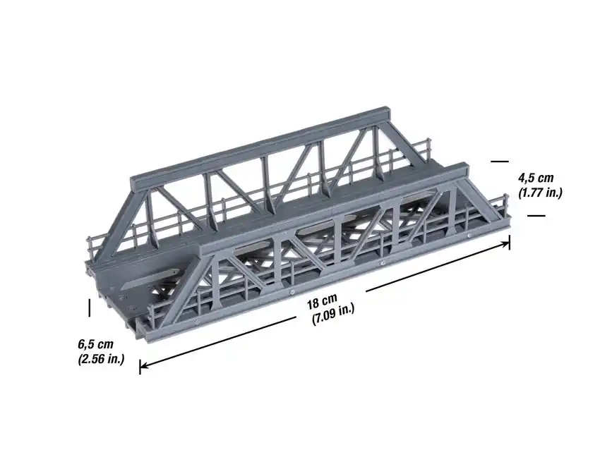 Offerta Lampo NOCH 21330 - Ponte metallico a via inferiore spalle basse 18 cm, ep.III-IV