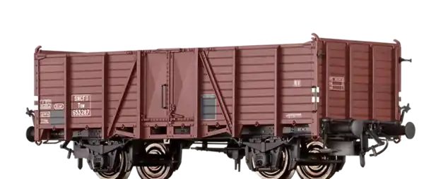 Direttamente Dal Produttore BRAWA 48447 - Carro aperto sponde alte tipo Tow, SNCF, ep.III