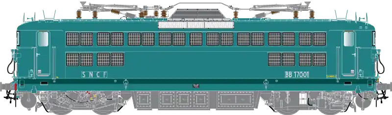 Non Perdere R37 41058 - Locomotiva elettrica tipo BB 17000 - Serie 1, SNCF, ep.IV