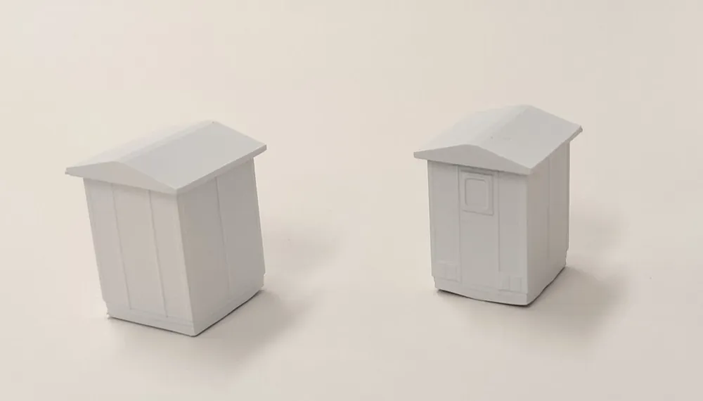 ROMANA MODELLI 50071 - Garitta Blocco Automatico Bianco (2 pz.), ep.IV-V Spedizione Espresso