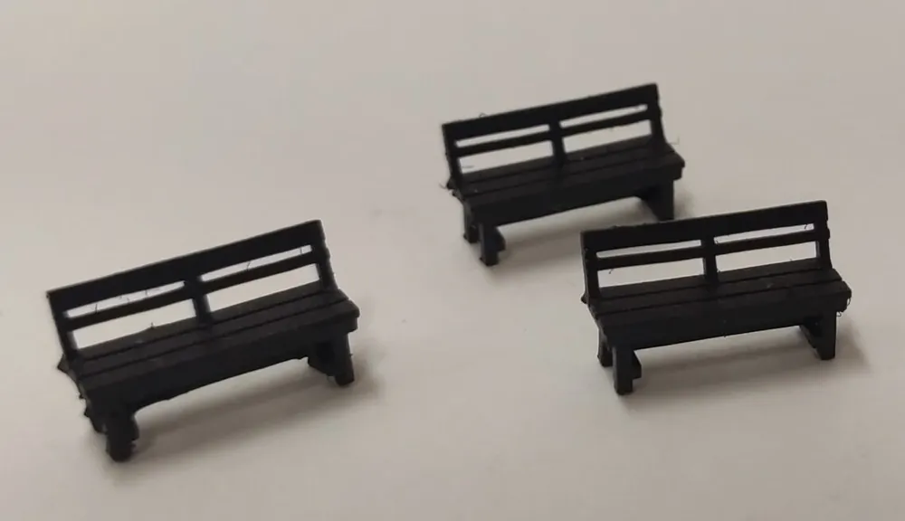 Quantità Limitata ROMANA MODELLI 50074 - Panchina in legno (3 pz.)