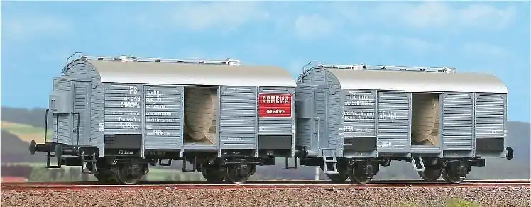 Occasione Imperdibile ACME 45057 - Set di due carri per il trasporto vino Tipo Mv, FS, ep.III