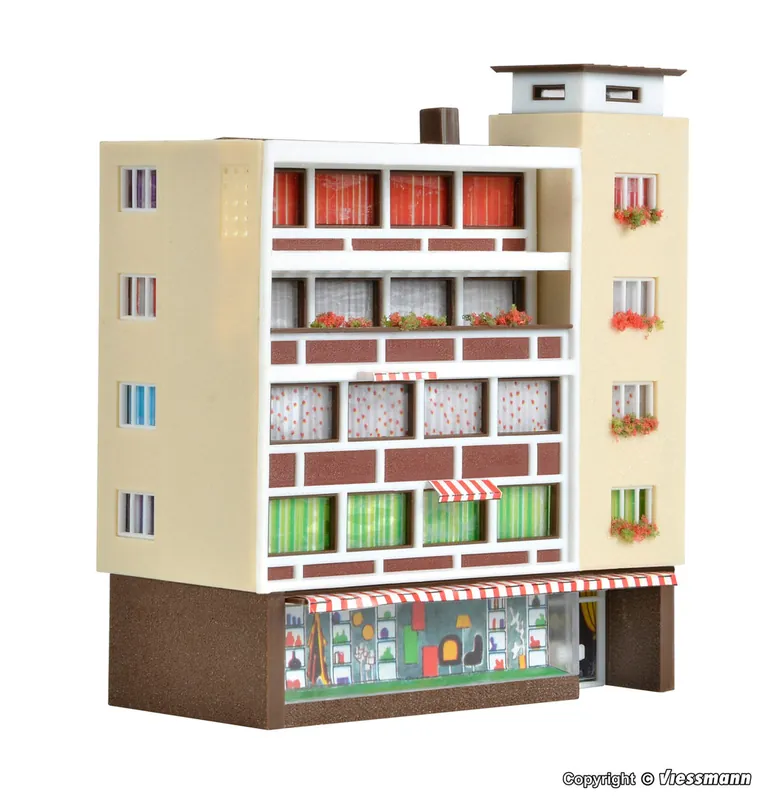 VOLLMER 47728 - Sc.N - Kit palazzina 4 piani con negozio Novità