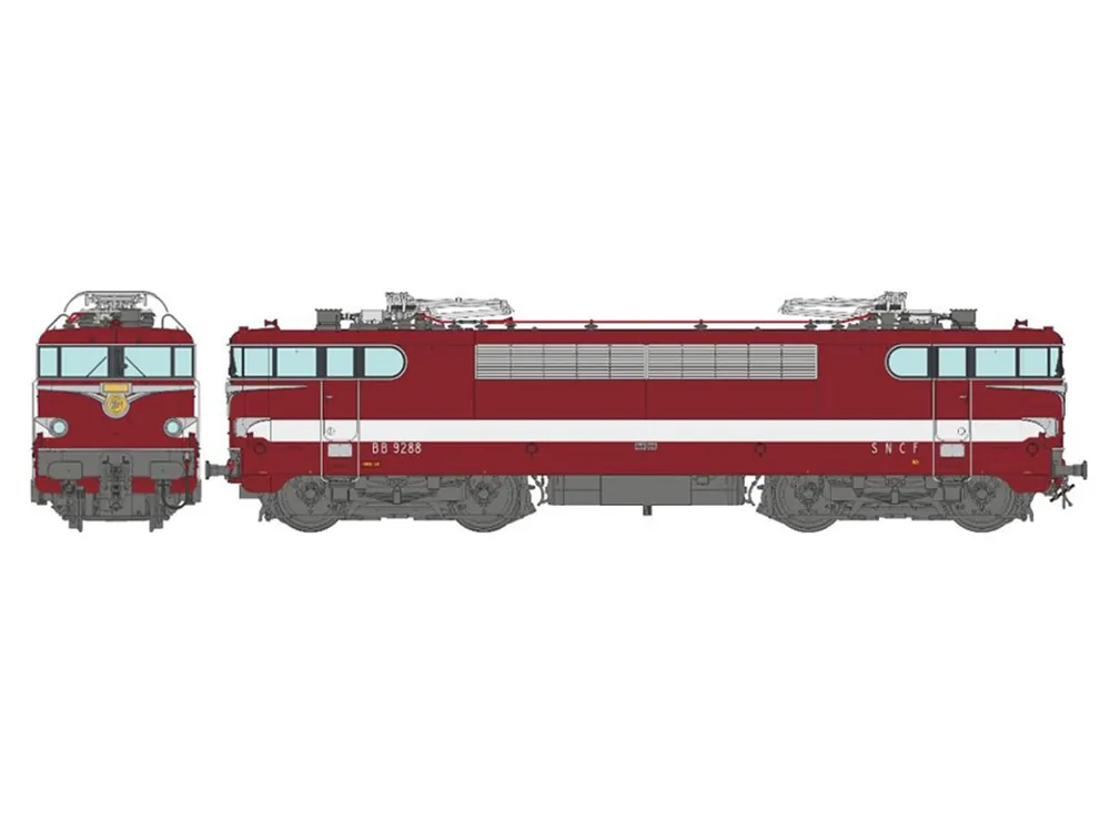 REE MODELES MB-082S - Loco elettrica BB 9288 ‘Le Capitole‘, SNCF, ep.IV **DIG. SOUND PANTO** Occasione