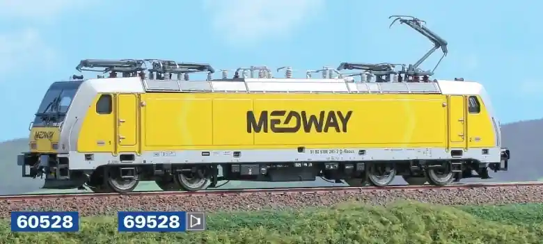 ACME 60528 - Locomotiva elettrica 186 Railpool MEDWAY, ep.VI Reso Gratuito