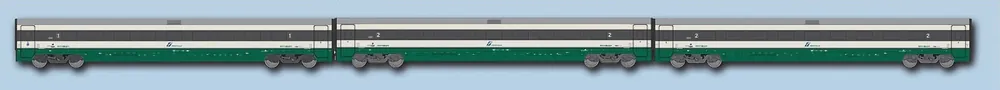 ACME 70151 - Set tre carrozze per treno Etr 500 prima serie, FS, ep.V-VI **ILLUM.** A Buon Prezzo