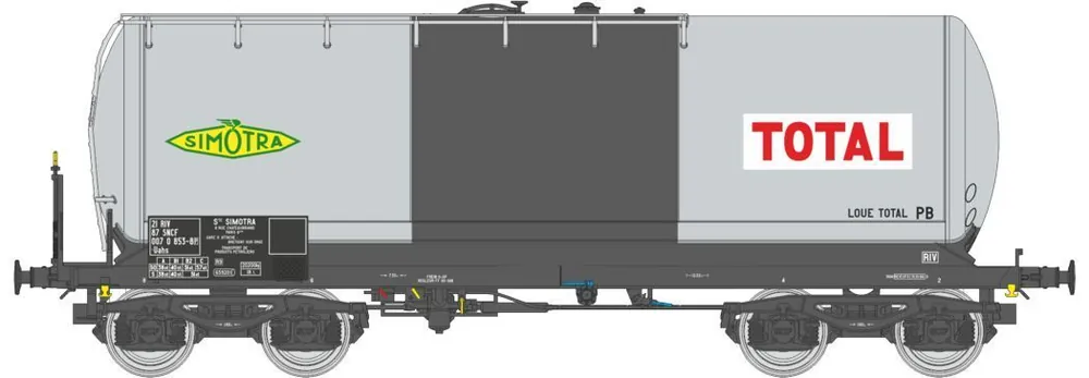 Super Prezzo REE MODELES WB-589 - Cisterna tipo ANF corta "SIMOTRA TOTAL", SNCF, ep.IV