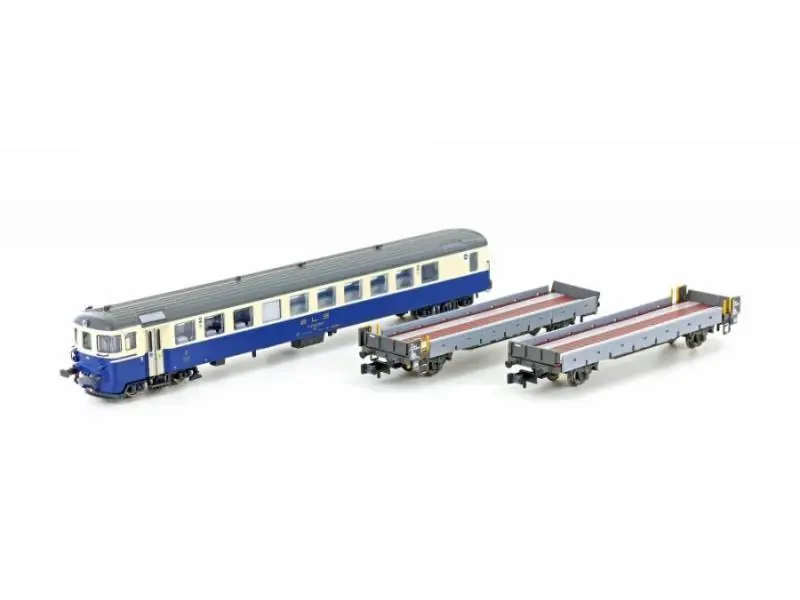 Offerta Speciale LEMKE LC96009 - Sc.N - Set 1 treno navetta trasporto auto, BLS, ep.IV