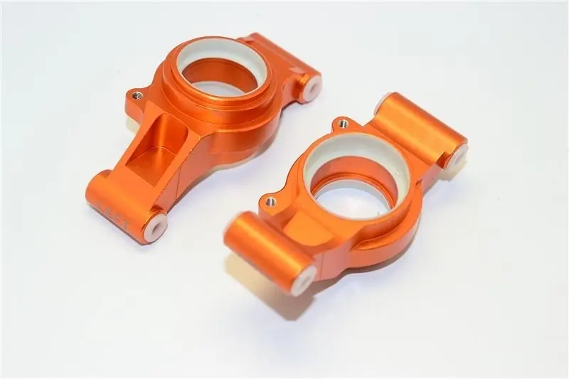 Prezzo Scontato BRACCI ARTICOLARI POSTERIORI CON COLLARI IN ALLUMINIO SET 2 PEZZI arancio GPM TRX XMAXX 8S 6S