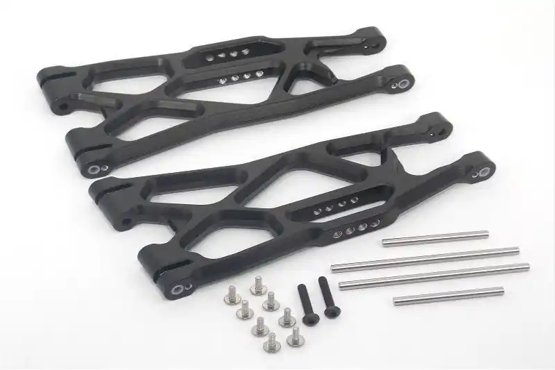 BRACCI INFERIORI ANTERIORI/POSTERIORI IN ALLUMINIO -1PR nero GPM TRX XMAXX 8S 6S Promo Stagionale