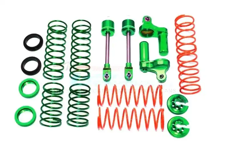 Novità COMPONENTI AMMORTIZZATORE A L A FORMA DI L ANTERIORE/POSTERIORE IN ALLUMINIO – 1SET verde GPM TRX XMAXX 8S 6S
