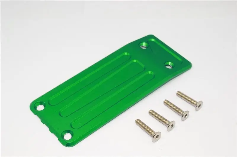 Nuovo Arrivo PIASTRA PROTEZIONE ANTERIORE IN ALLUMINIO – SET 1PZ verde GPM TRX XMAXX 8S 6S