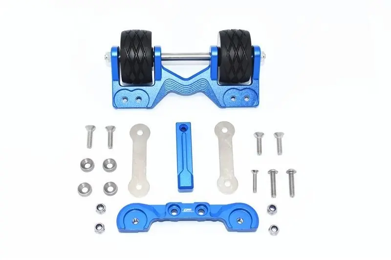 Novità RUOTA POSTERIORE REGOLABILE IN ALLUMINIO -SET 20PZ30 blu GPM TRX 1/10 MAXX