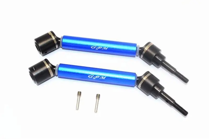 Offerta ALBERO CVD REGOLABILE ACCIAIO TEMPERATO+ALLUMINIO ANTERIORE/POSTERIORE -4 PZ GPM TRX 1/10 MAXX blu