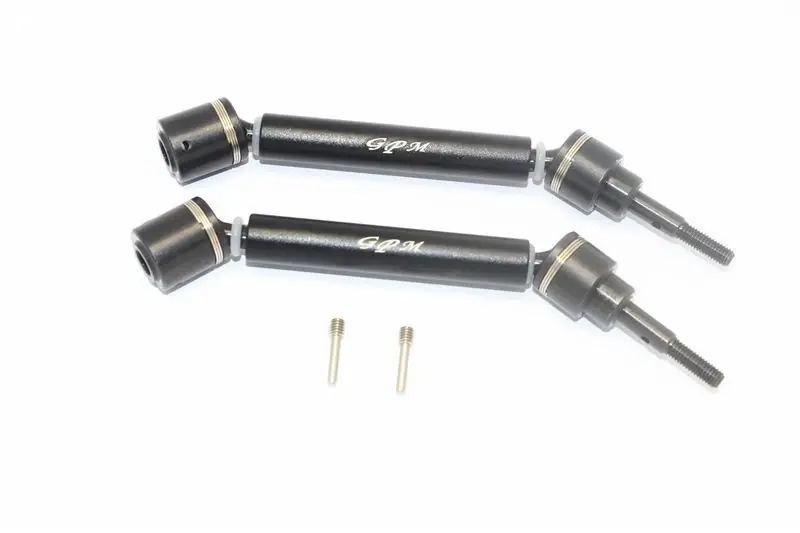 ALBERO CVD REGOLABILE ACCIAIO TEMPERATO+ALLUMINIO ANTERIORE/POSTERIORE -4 PZ GPM TRX 1/10 MAXX nero Offerta Limitata