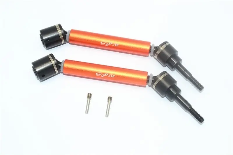 Compra Online ALBERO CVD REGOLABILE ACCIAIO TEMPERATO+ALLUMINIO ANTERIORE/POSTERIORE -4 PZ GPM TRX 1/10 MAXX arancione