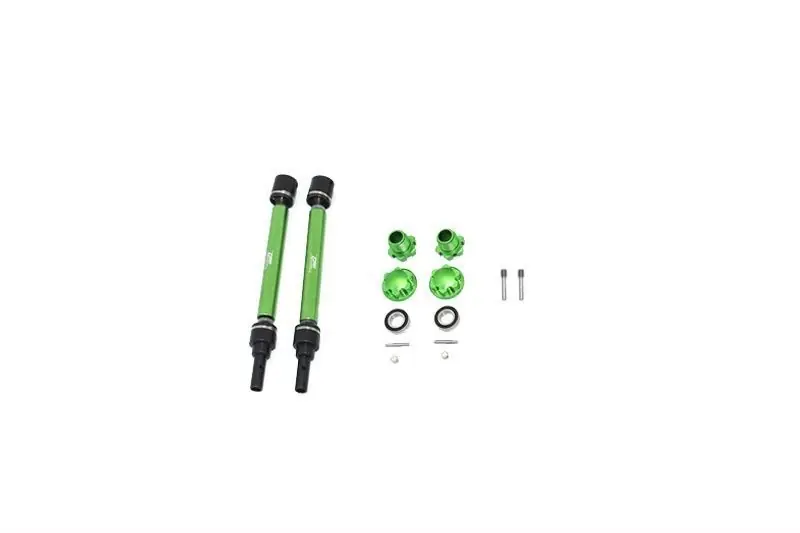 hdSteel+ALU ft/rr adj CVD dr SFT+HEX+wh LOCK(14) verde GPM TRX 1/10 MAXX? ADATTO PER+20mm WideMaxx Sconto