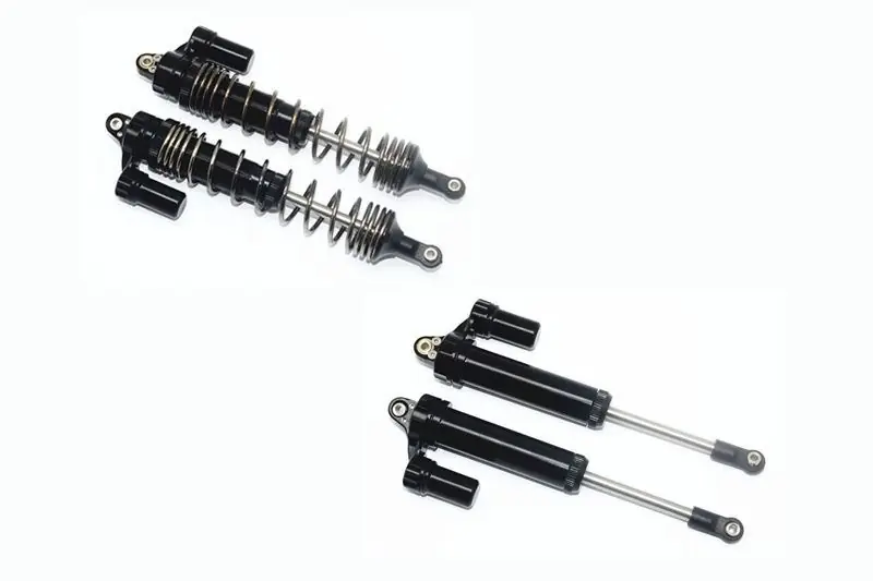 AMMORTIZZATORE ANTERIORE PIGGY BACK A FORMA DI L IN ALLUMINIO (135MM) -SET 4 PEZZI GPM TRX UDR nero Direttamente Dal Produttore