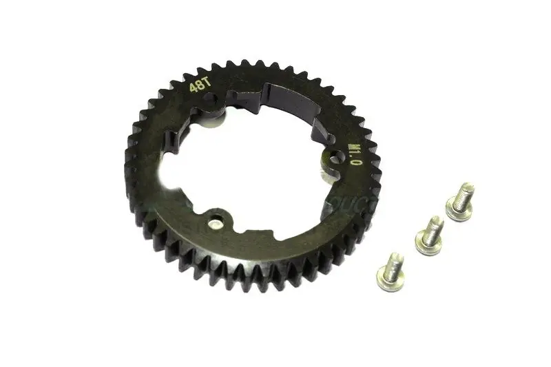 INGRANAGGIO SPURGO IN ACCIAIO 48T (M1.0) – 1PZ nero GPM TRX XO-01 Spedizione Espresso