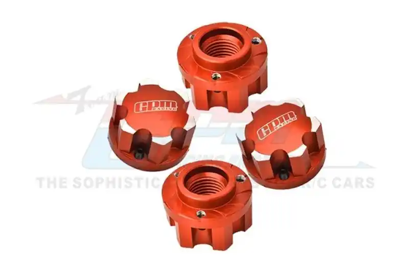 Dadi ruota in alluminio 7075 arancioni per cerchi 1/5 e Kraton 8S GPM TRX X-Maxx / XRT Prezzo Di Fabbrica