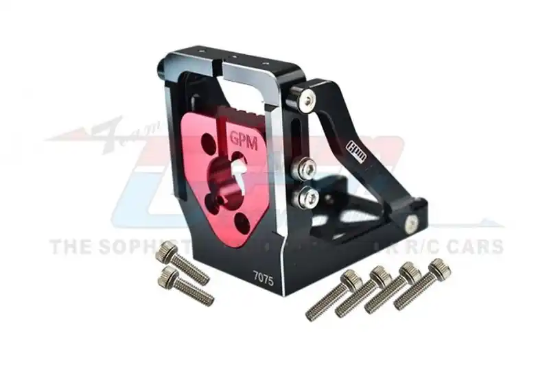 Supporto motore in alluminio 7075-T6 nero con montaggio rapido GPM TRX XRT / X-Maxx (richiede modifiche) Offerta