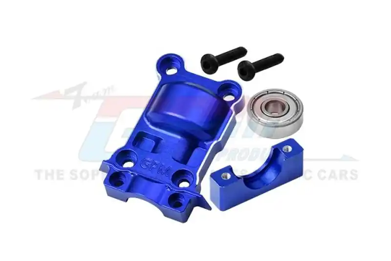 Coperchio posteriore trasmissione in alluminio blu GPM TRX X-Maxx / XRT Novità