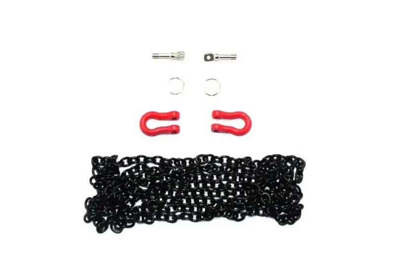 ACCESSORI PER BILANCIA ANELLI DA TRAINO IN METALLO CON CINGOLATI A CATENA -7 PZ GPM ROADTECH ACCESSORI PER BILANCIA neri Prezzo Ridotto