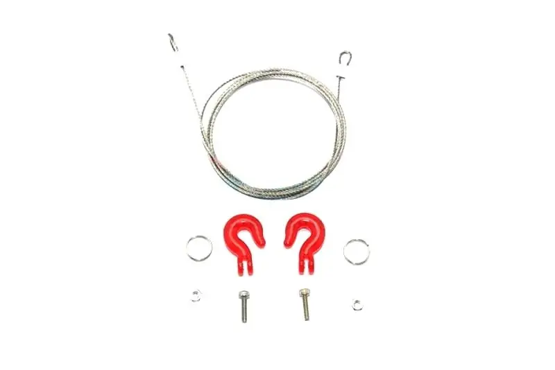 ACCESSORI PER BILANCIA GANCI TRAINO IN METALLO C/FILO D’ACCIAIO -SET 9PZ GPM ROADTECH ACCESSORI PER BILANCIA rosso Occasione Imperdibile