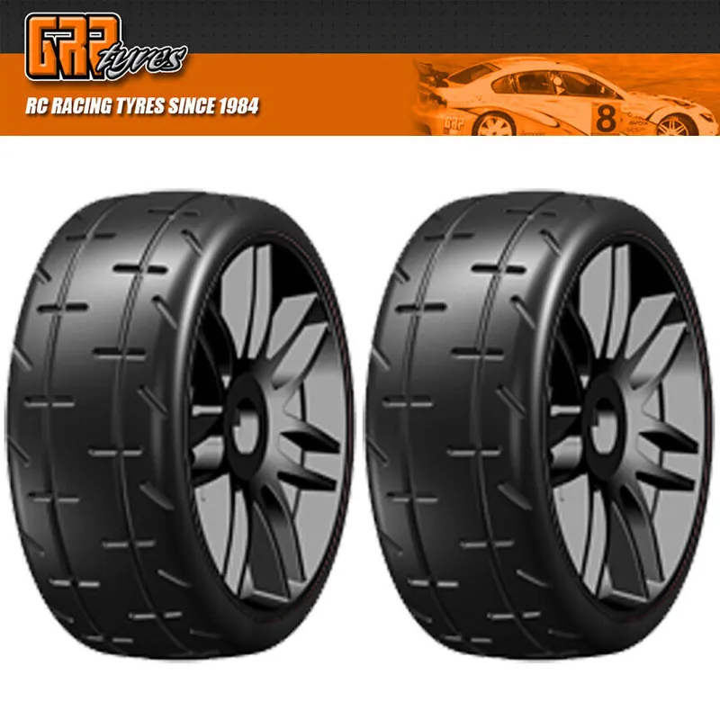 1 8 GT – T01 REVO – S5 Medium – Mounted on New Spoked Black Wheel – 1 Pair Offerta Lampo