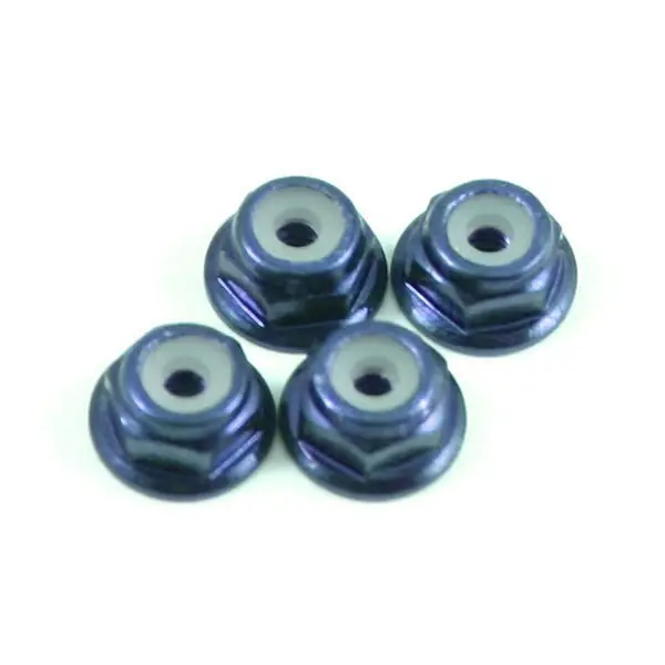 Novità M2 BLUE FLANGED LOCKNUTS 4PCS – (FTM2BF)