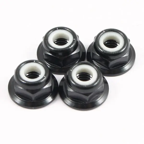 Novità M4 BLACK FLANGED LOCKNUTS – (FTM4BKF)