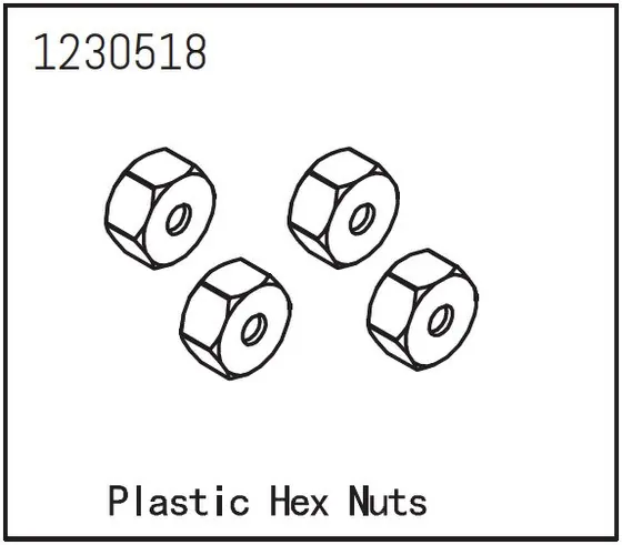 Hex Nuts (4) Offerta Limitata