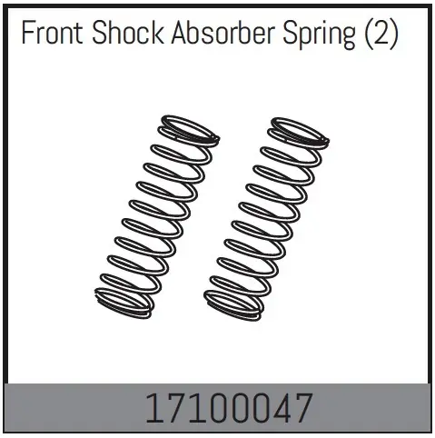 Ultime Pezzi Front Shock Absorber Spring (2)