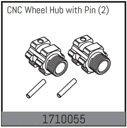 Prezzo Di Fabbrica CNC Wheel Hub with Pin (2)