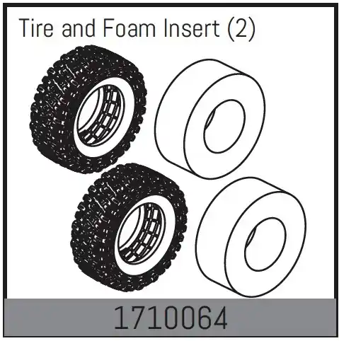 Tire and Foam Insert (2) Prezzo Scontato