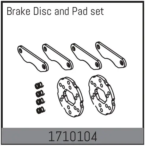 Spedito Oggi Brake Disc and Pad Set