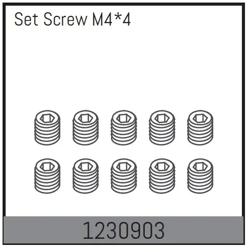 Offerta Set Screw M4*4 (10)