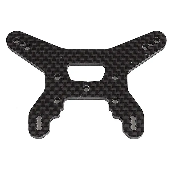 Consegna Rapida Team Associated RC10B74.1 FT Rear Shock Tower, 31mm V2, carbon fiber