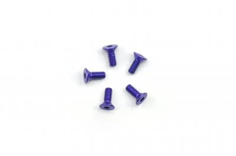 Alu Screw allen countersunk M2.2×6 Purple (7075) (5) ARROWMAX (Aluminum Screws (7075-T6 )) Vendita Finale