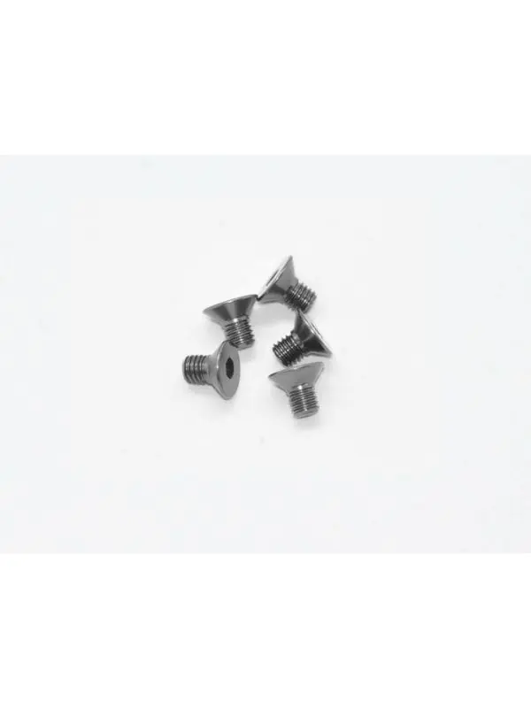 Saldi Alu Screw allen countersunk M3x5 Gray (7075) (5) ARROWMAX (Aluminum Screws (7075-T6 ))