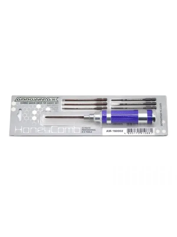 Offerta Limitata COMBO QUICK DRIVE TIP CADDY SET – METRIC – 7 PCS ARROWMAX (QUICK DRIVE TIP CADDY SET)