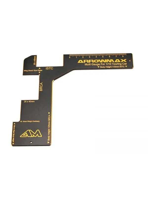 Compra Online Regulation Gauge For 1/10 Electric Touring Cars Black Golden ARROWMAX